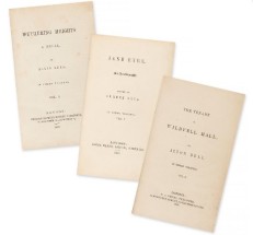 The first editions were published under the Bronte sisters'male ___